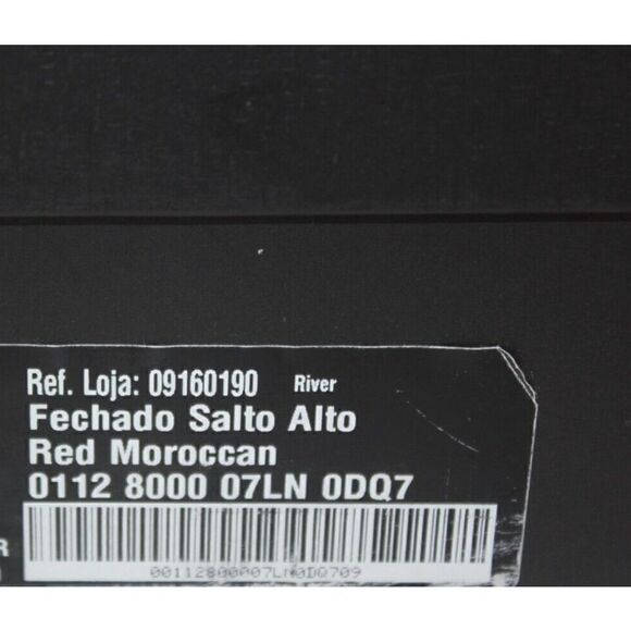 NEW Alexandre Birman Fechado Salto Alto Red Moroccan Heels NWT - Picture 9 of 10